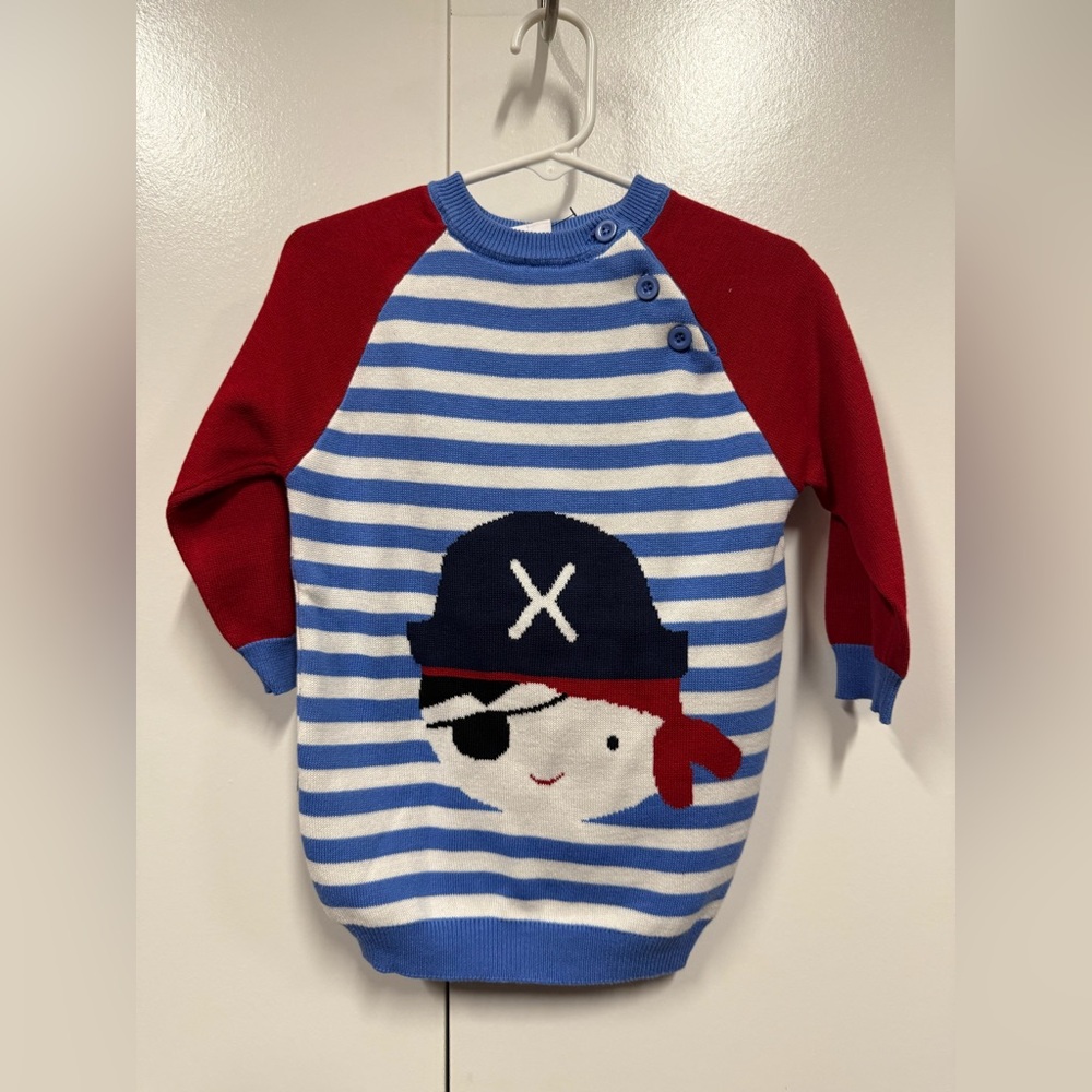 New pirate sweater.   Cotton.  Gift. Costume.